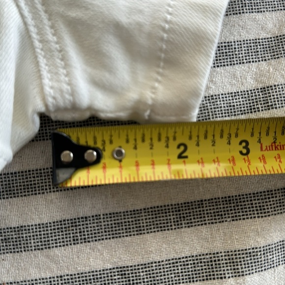 MAEVE by Anthropologie Colette Shorts Limoncello White w/ Lemon design Size 32 - Picture 9 of 10